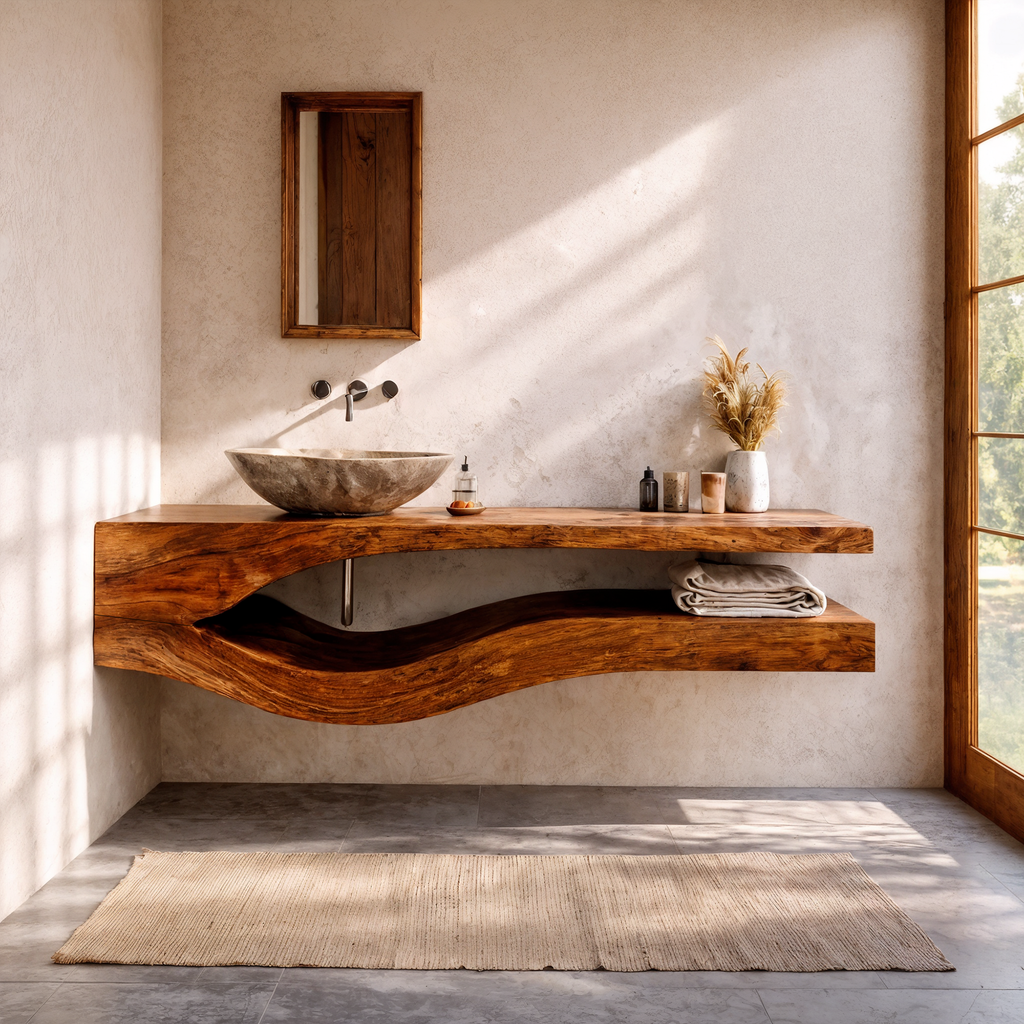 Modern Floating Bathroom Vanity For Bathroom And Powder Room