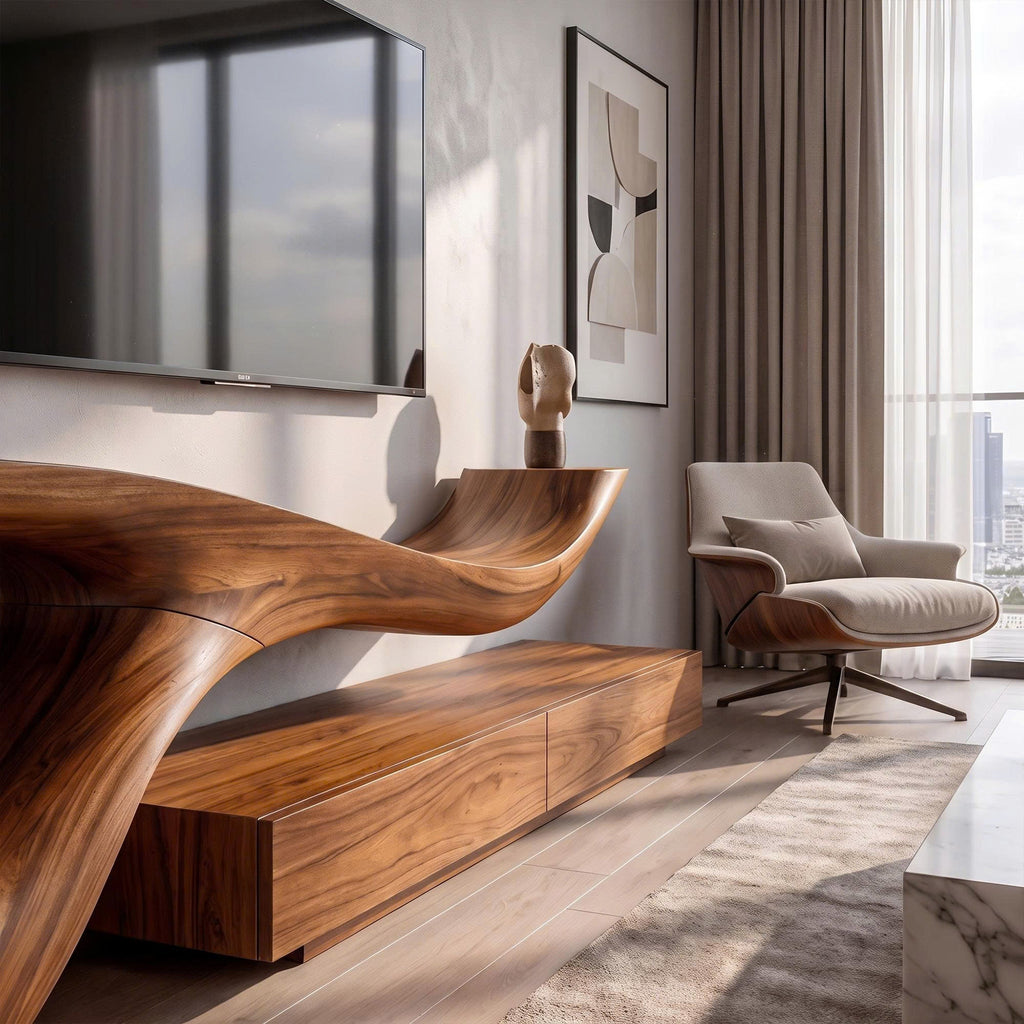 Sculptural TV Cabinet