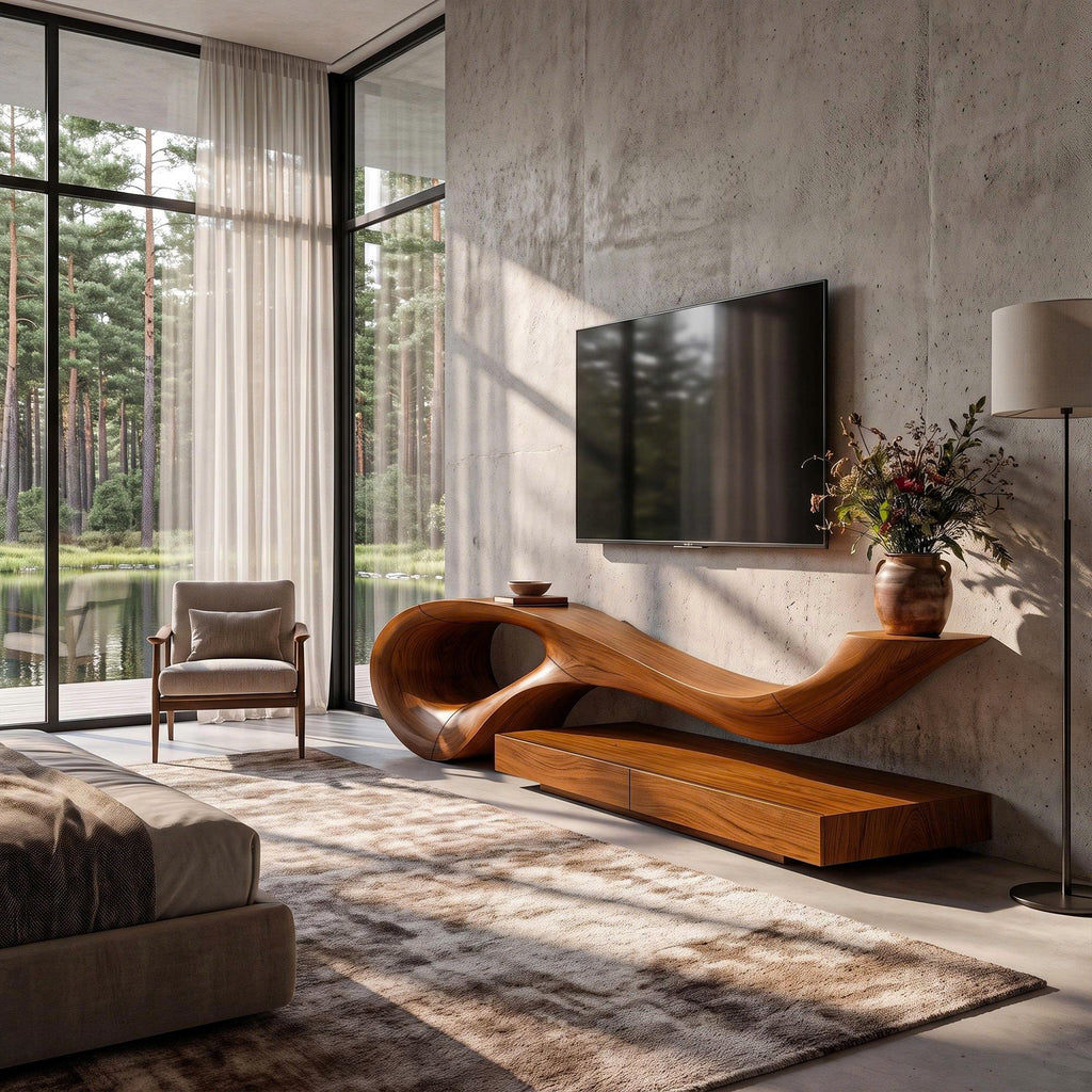 Sculptural TV Cabinet