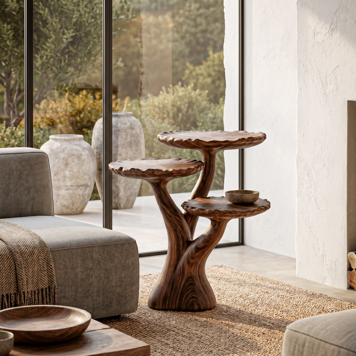 Organic Sculptural Side Table