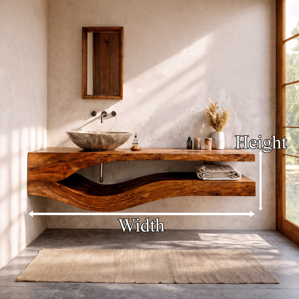Modern Floating Bathroom Vanity For Bathroom And Powder Room
