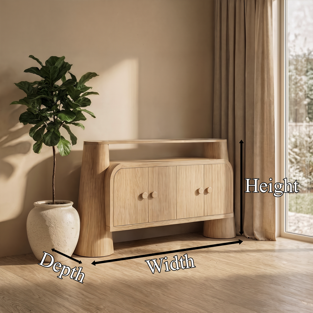 Minimalist Modern Storage Cabinet
