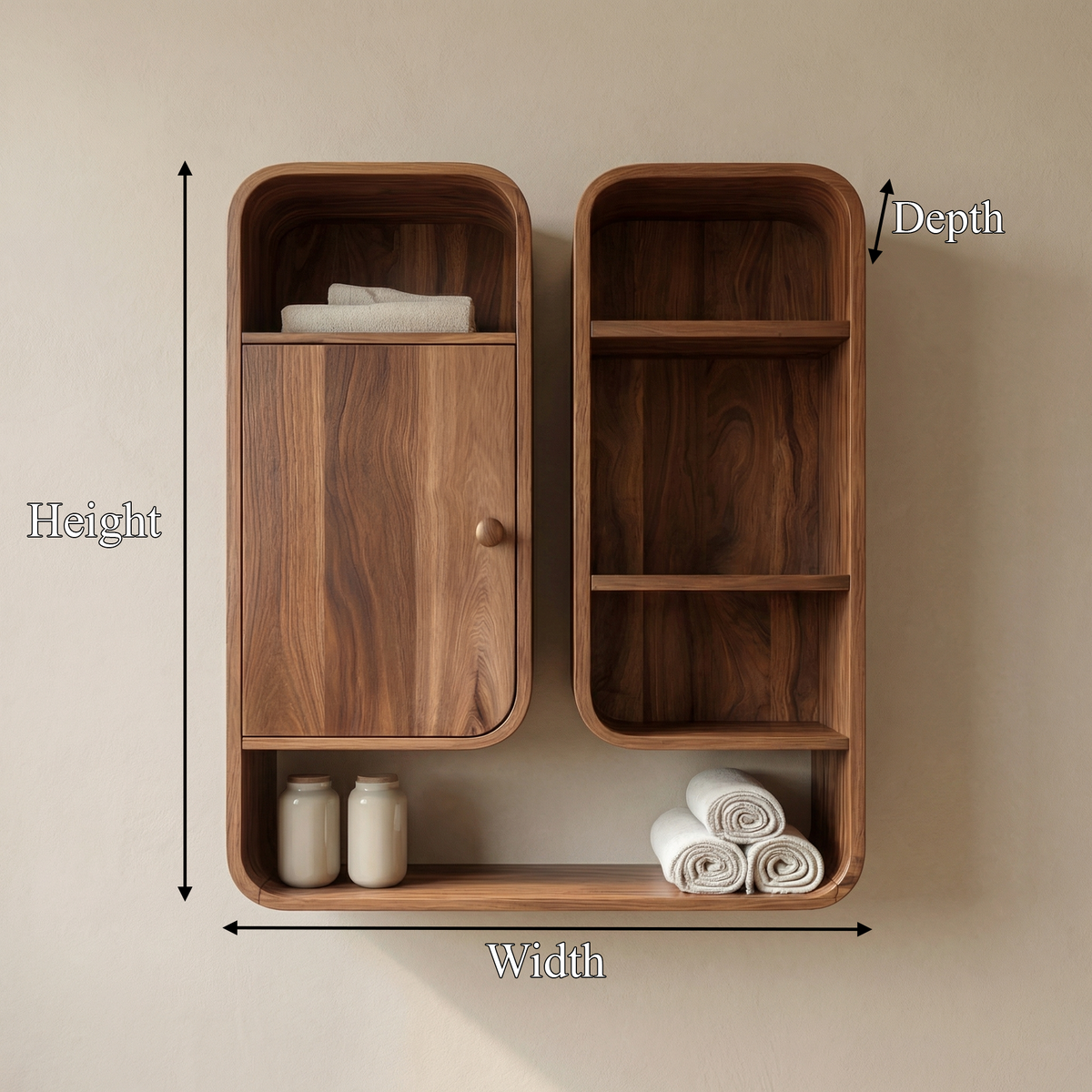 Modern Unique Bathroom Cabinet