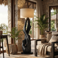 Luxury Organic Modern Sculptural Floor Lamp For Bedroom And Corner