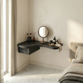 Modern Floating Dressing Table Space Saving Corner Form Bedroom