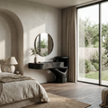 Organic Floating Dressing Table With Drawers