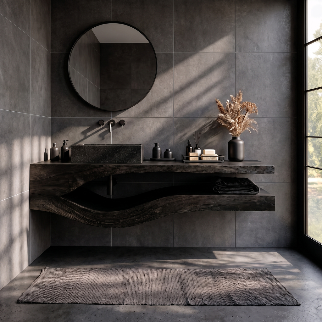 Modern Floating Bathroom Vanity For Bathroom And Powder Room