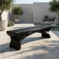 Minimalist Rustic Solid Wood Bench