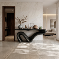 Organic Modern Sculptural Console Table