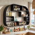 Boho Wall Mounted Wine Holder
