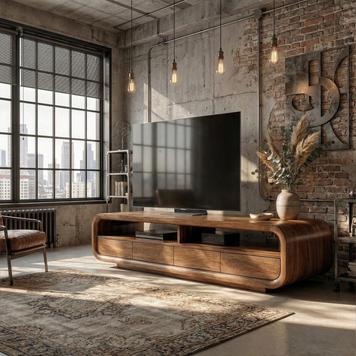 Rustic TV Cabinet