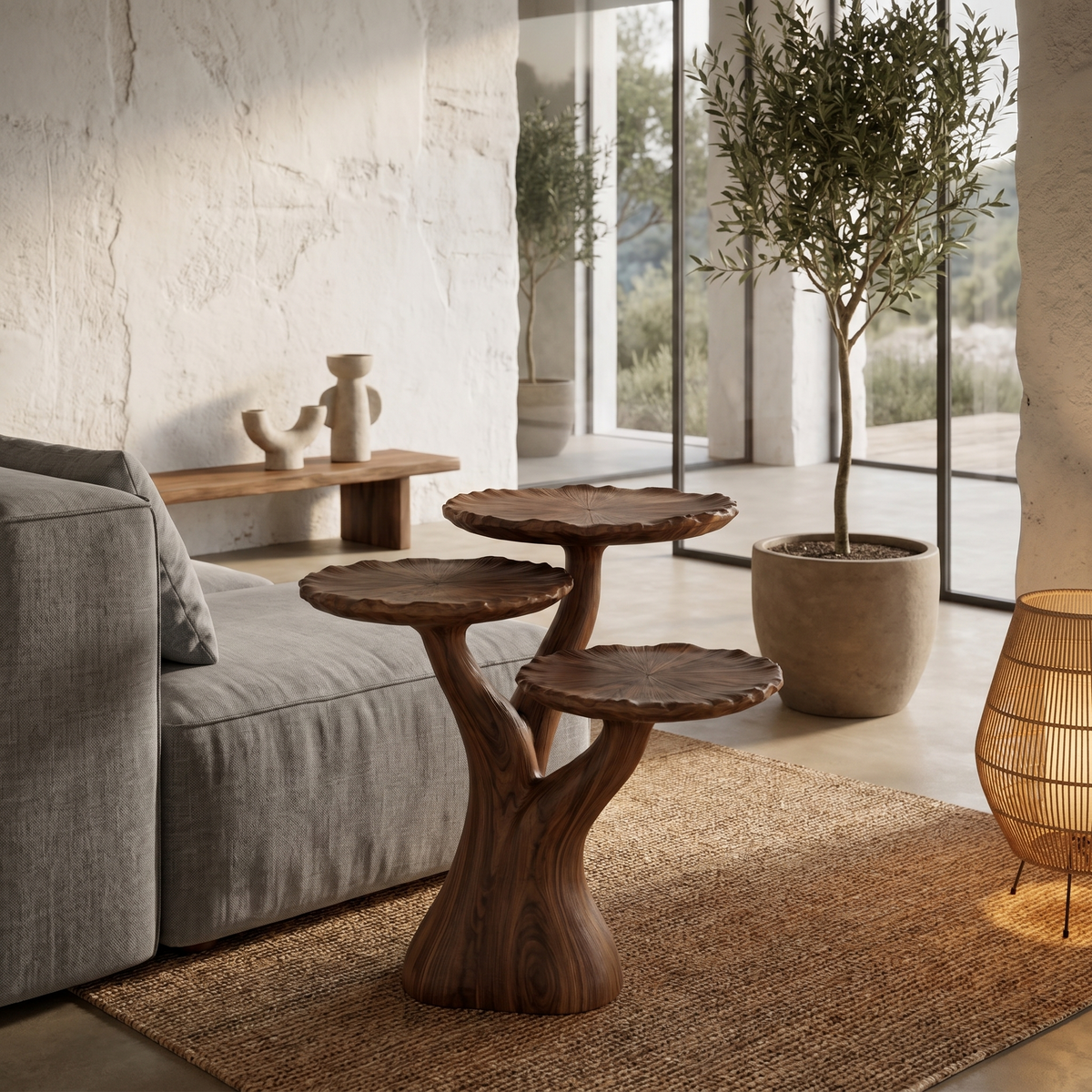 Organic Sculptural Side Table