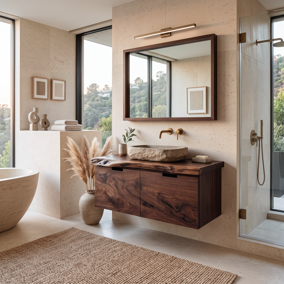 Contemporary Floating Bathroom Vanity For Bathroom