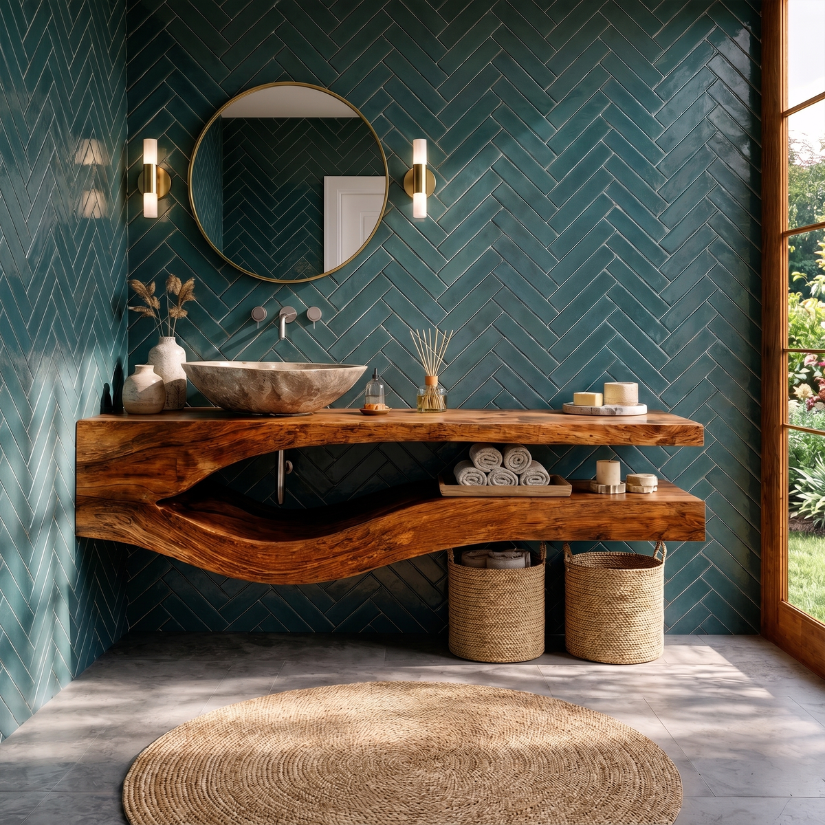 Modern Floating Bathroom Vanity For Bathroom And Powder Room