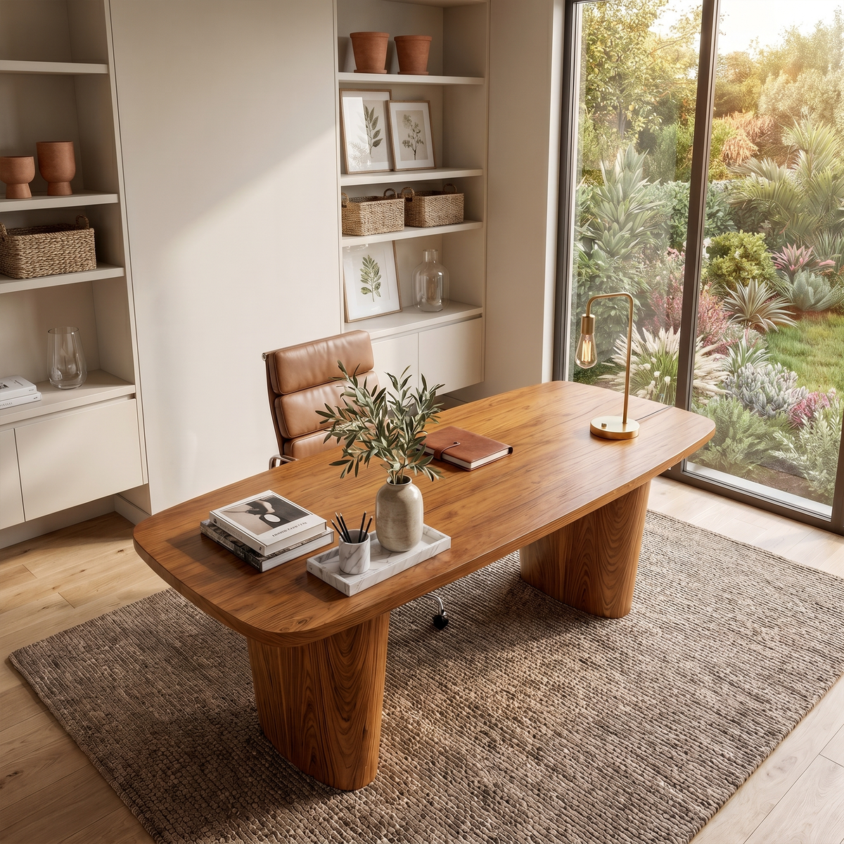 Modern Executive Wooden Desk