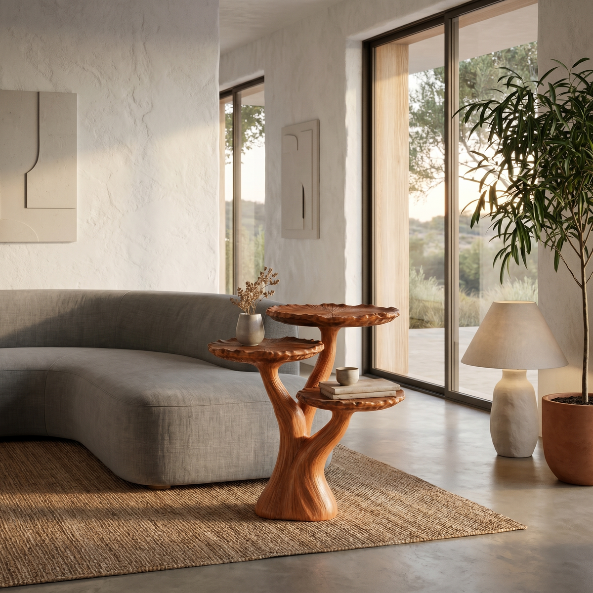 Organic Sculptural Side Table