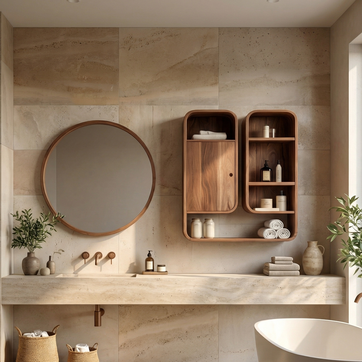 Modern Unique Bathroom Cabinet
