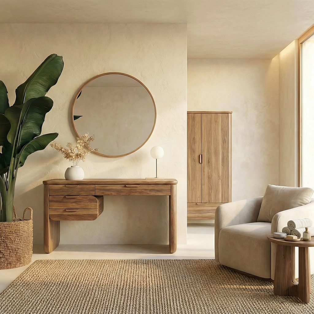 Minimalist Wooden Dressing Table
