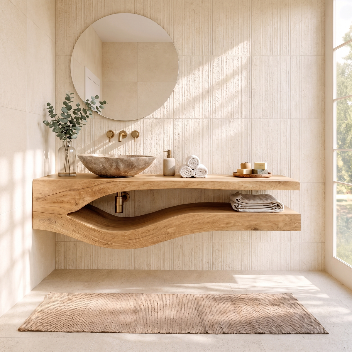 Modern Floating Bathroom Vanity For Bathroom And Powder Room