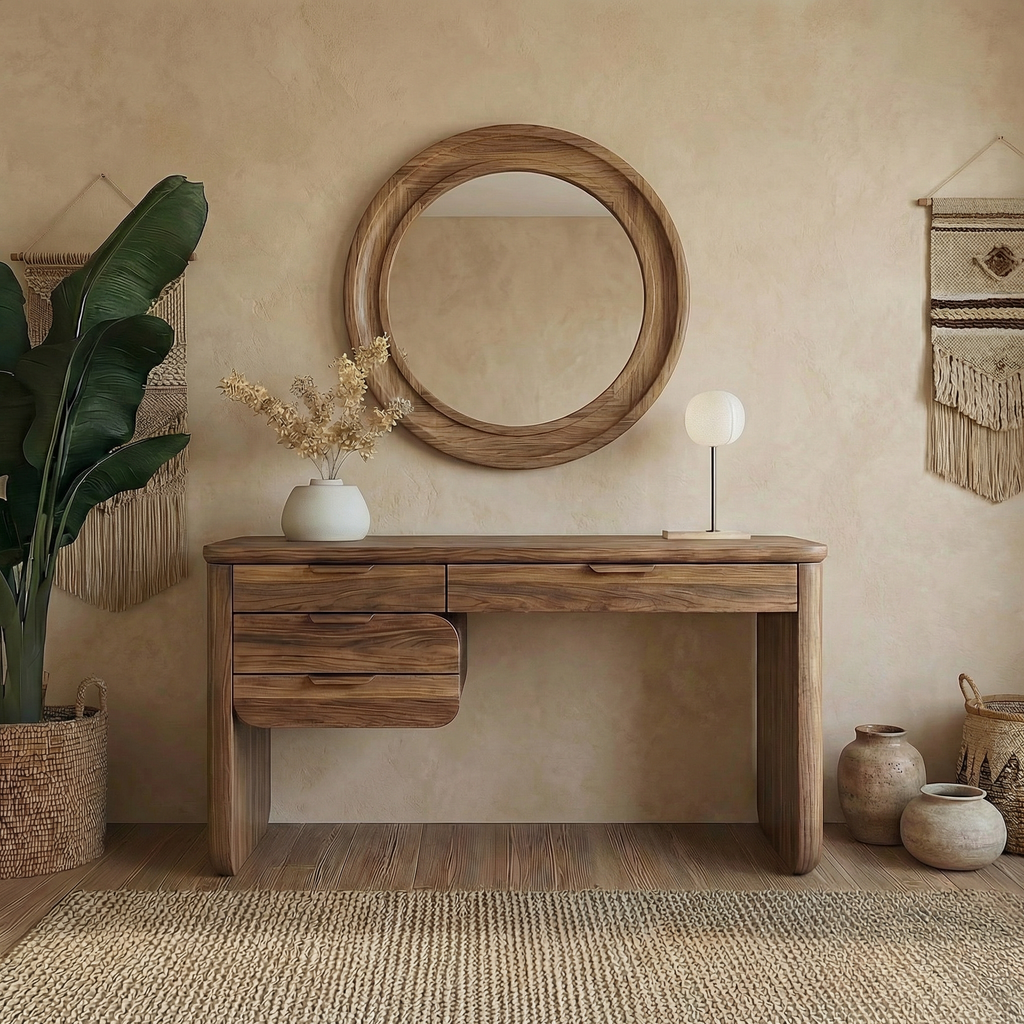 Minimalist Wooden Dressing Table