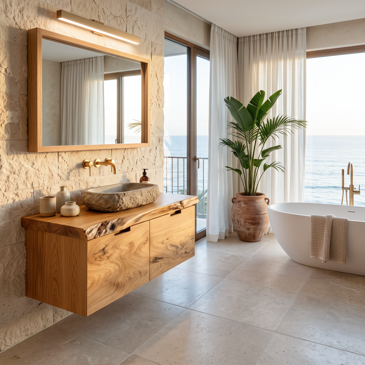 Contemporary Floating Bathroom Vanity For Bathroom