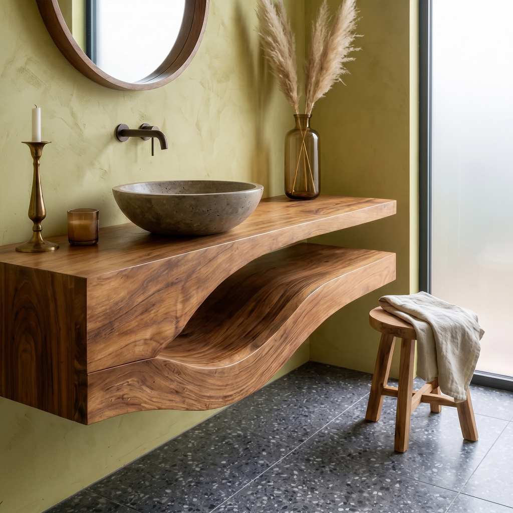 Modern Floating Bathroom Vanity For Bathroom And Powder Room