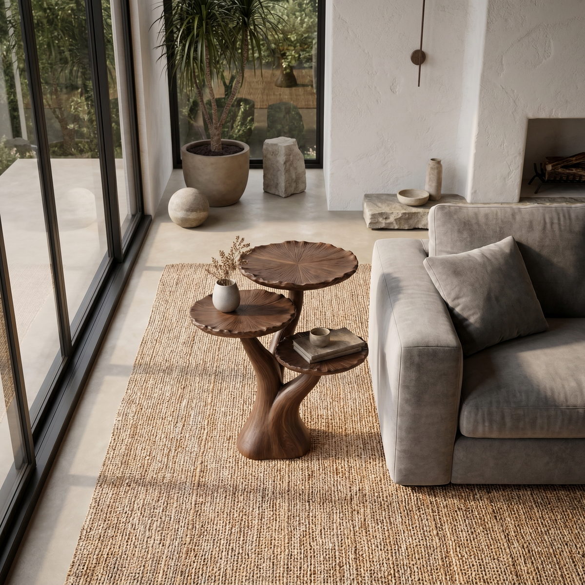Organic Sculptural Side Table