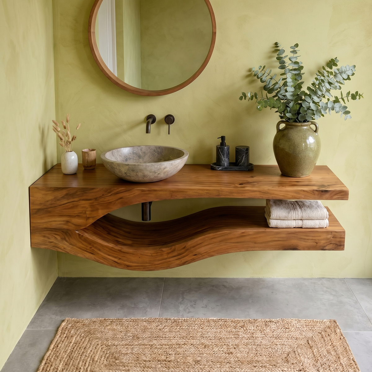 Modern Floating Bathroom Vanity For Bathroom And Powder Room