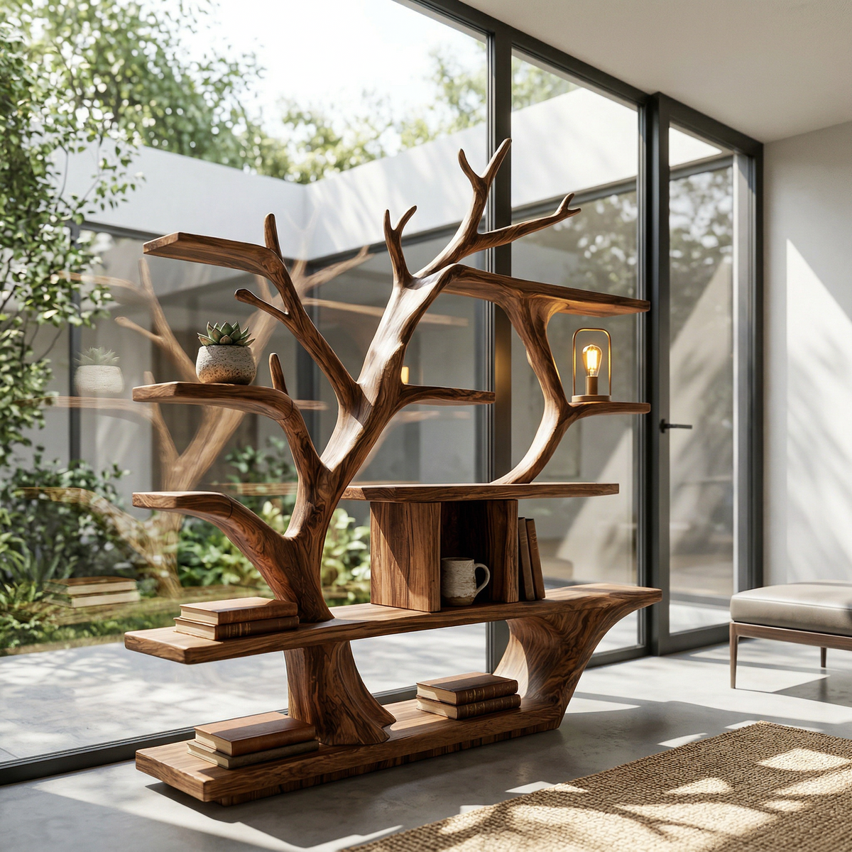 Modern Organic Tree Bookshelf