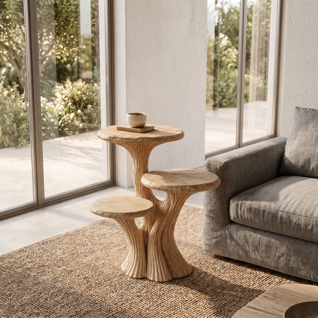Contemporary Tiered Side Table