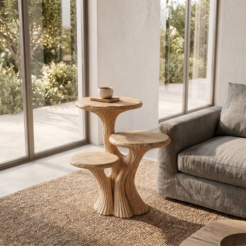 Contemporary Tiered Side Table