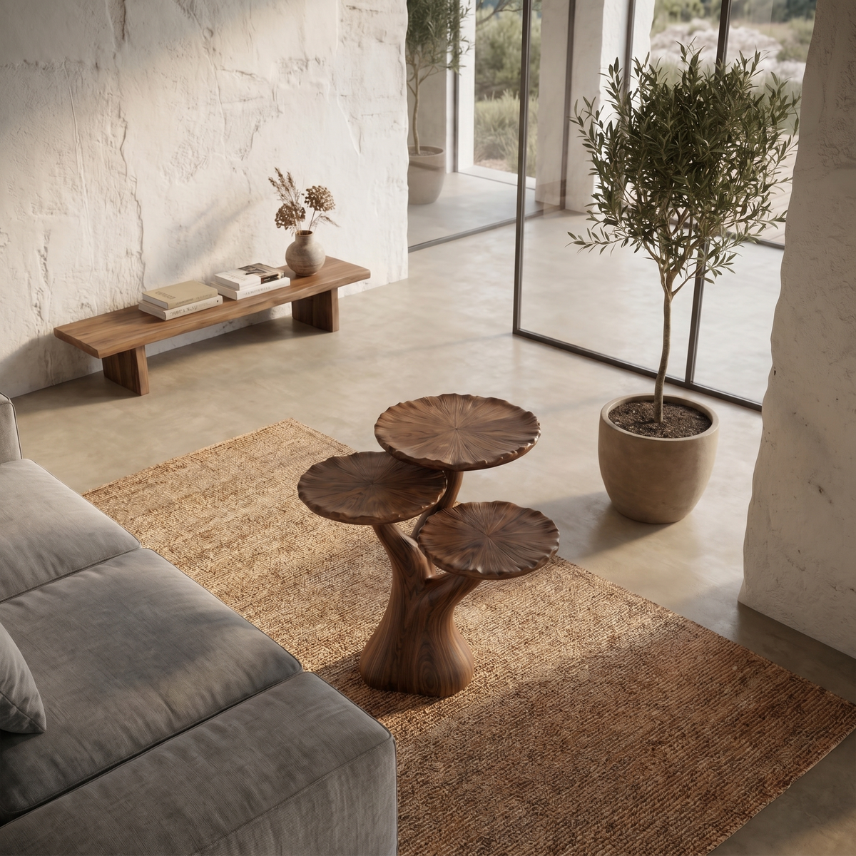 Organic Sculptural Side Table