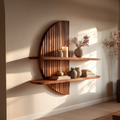 Rustic Wood Wall Shelf Decor