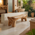 Modern Sculptural Bathroom Bench For Bathroom And Spa Interior