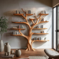 Organic Modern Artistic Wood Bookshelf