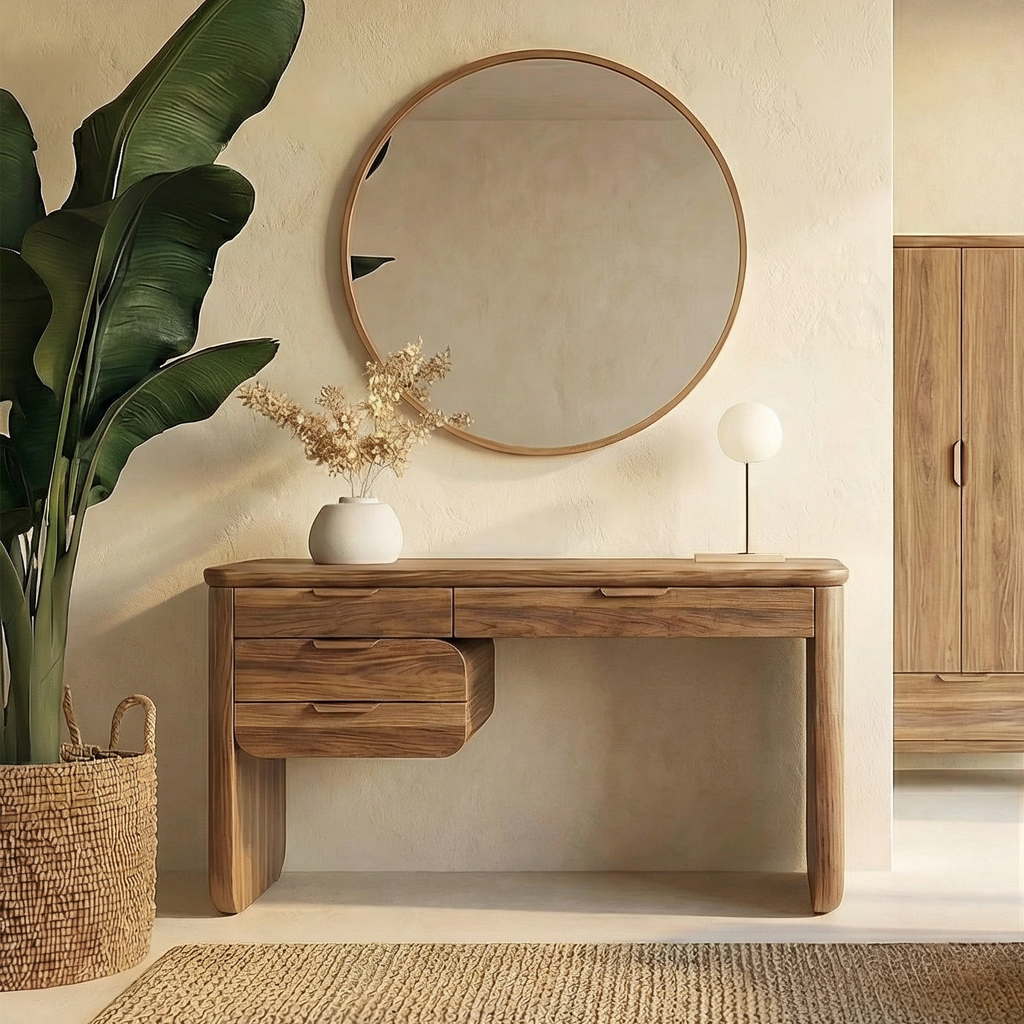 Minimalist Wooden Dressing Table