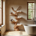 Sculptural Branch Bathroom Shelf Bathroom Interior Spa Display