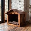 Rustic Farmhouse Pet House For Living Room Or Home Space