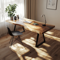 Rustic Live Edge Writing Desk