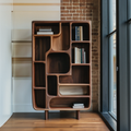 Mid Century Solid Wood Bookcase