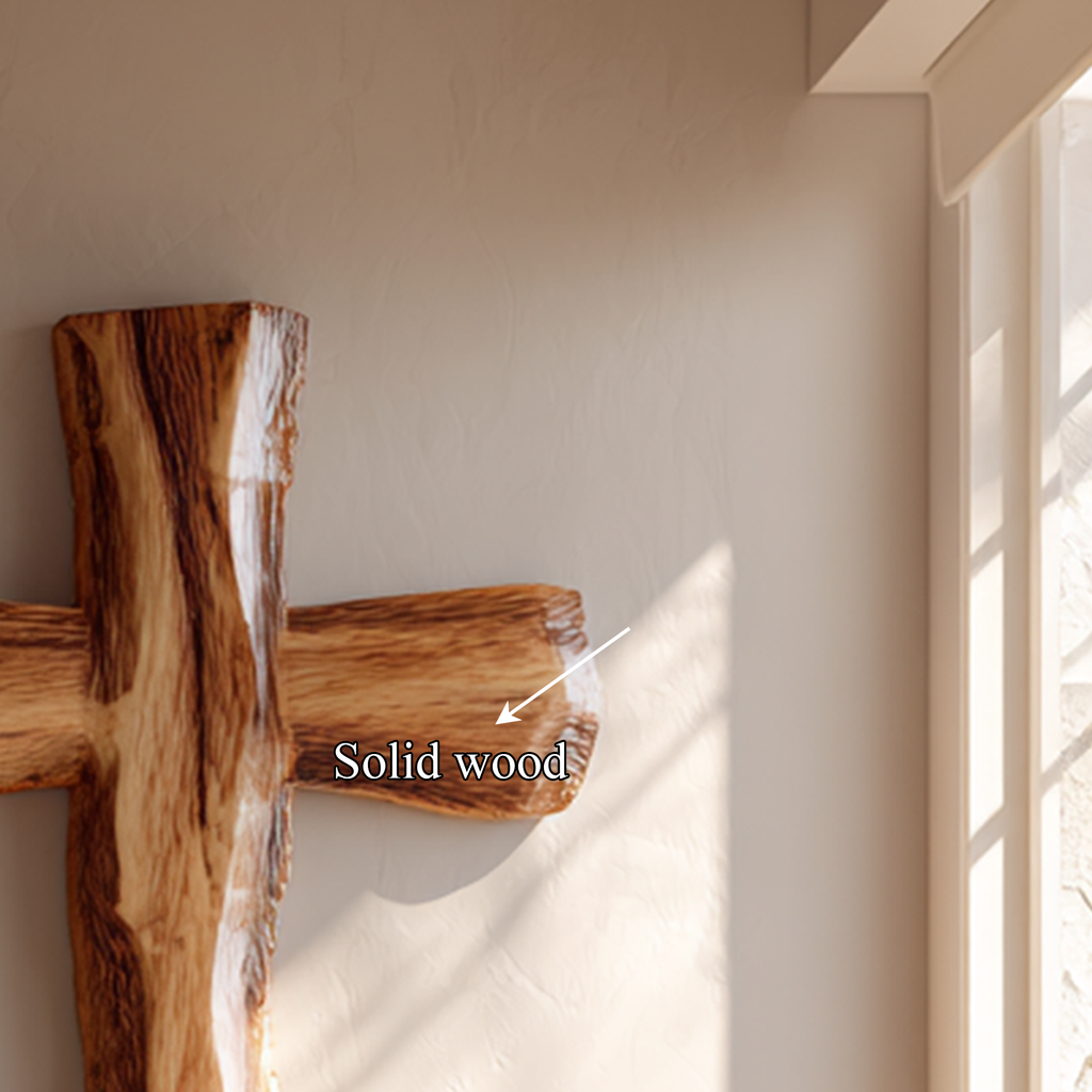Rustic Spiritual Wall Cross Bedroom And Reading Room